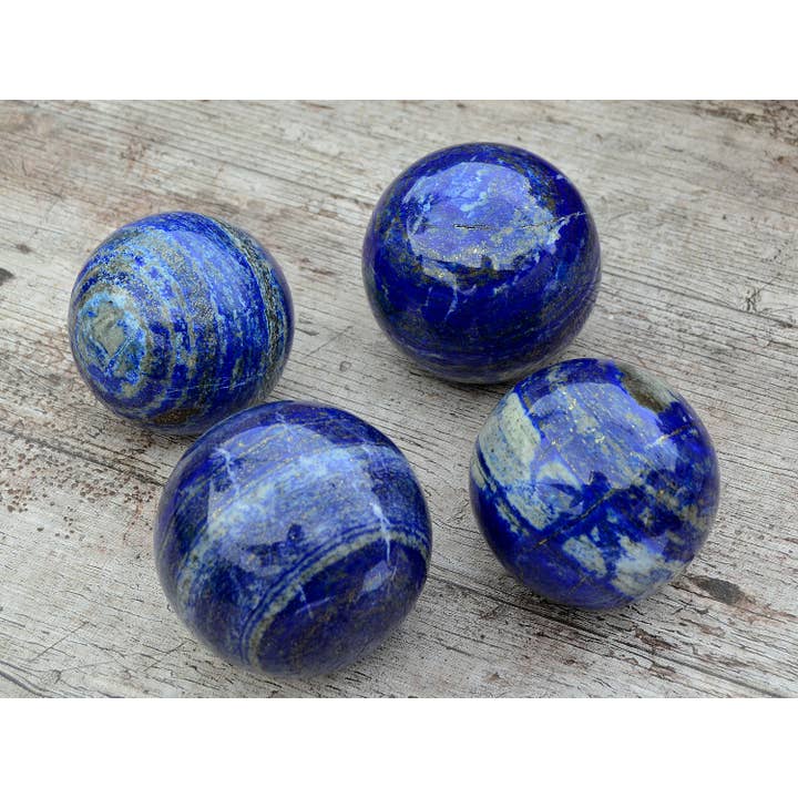 Kaia & Crystals - Wholesale Spiritual Stone/Crystal - XL Lapis Lazuli Sphere (65mm - 100mm)10