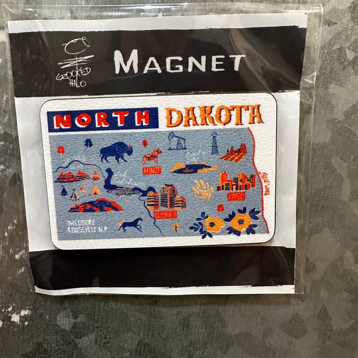 Crooked Halo – Íman por atacado – Íman de estado (Todos os 50 estados)6