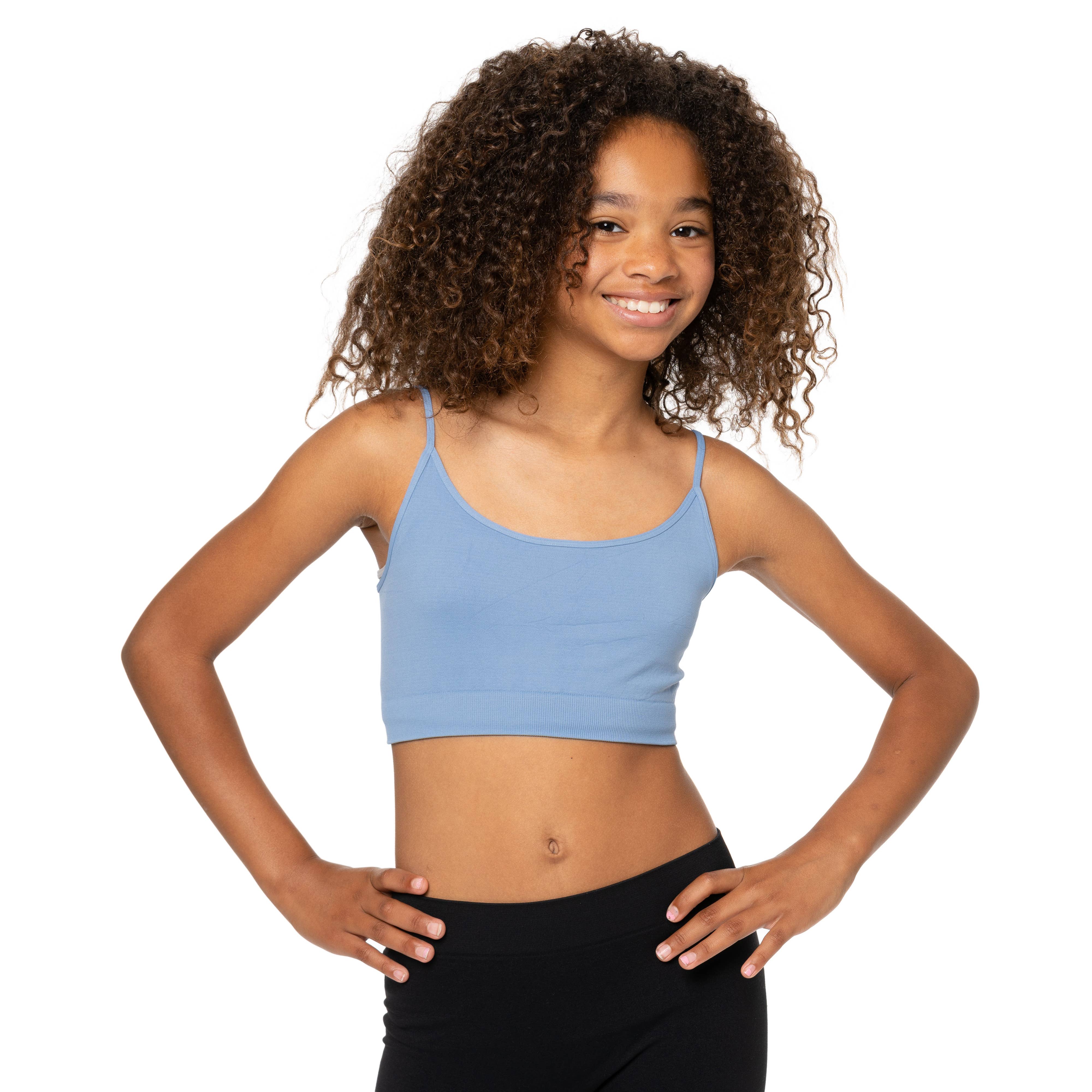 Malibu Sugar - Vente Débardeur – enfant - Bandeau Cami Sans Couture Filles Taille Unique - Tant de Couleurs !25