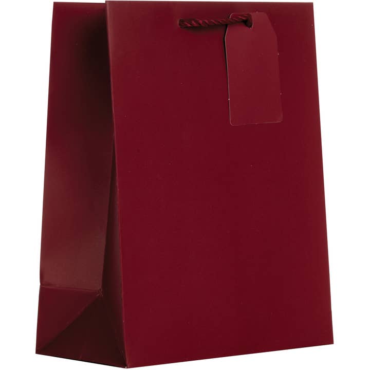 Burgundy Tote - Medium for wholesale by Jillson & Roberts