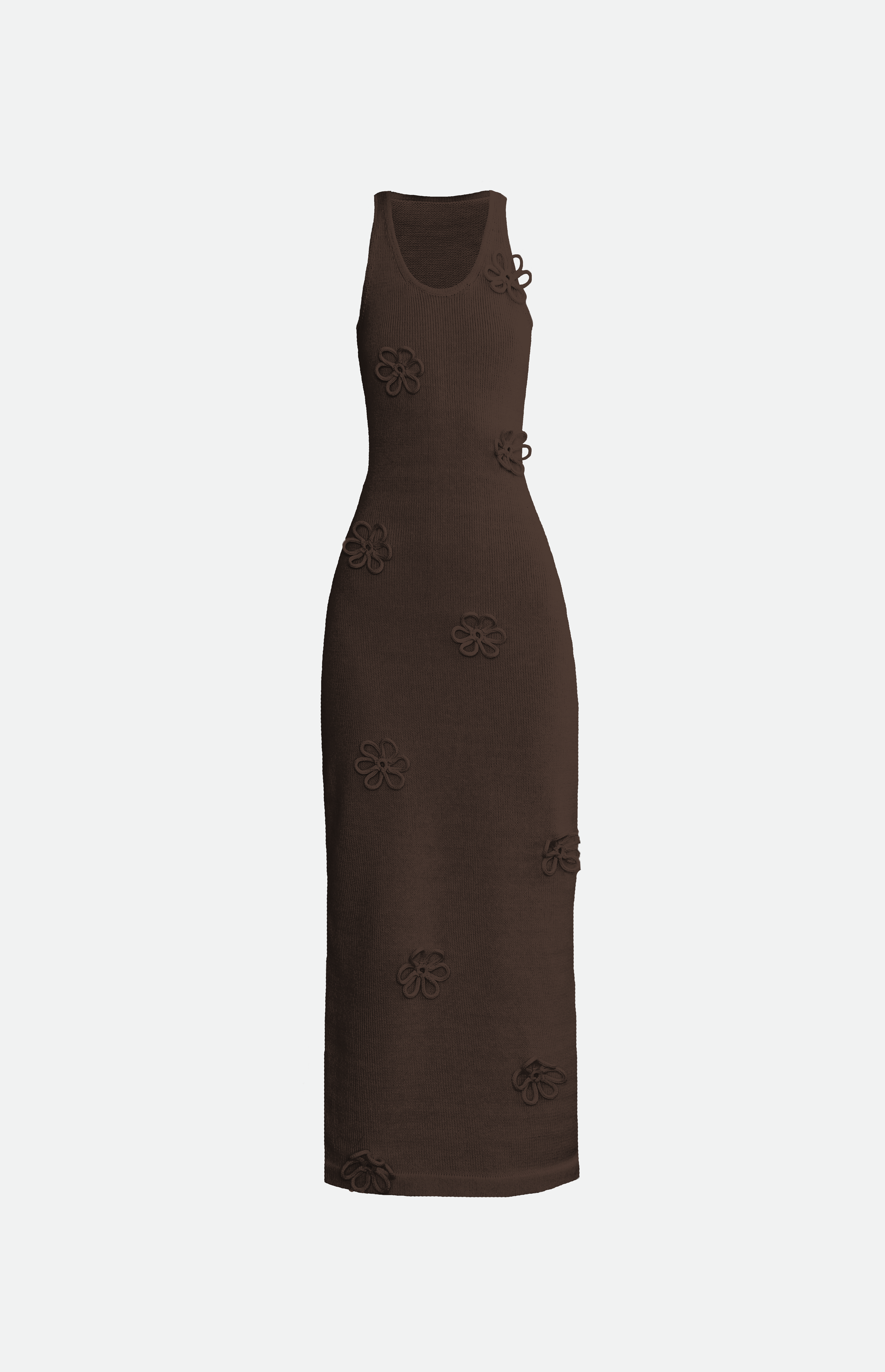 Studio Selles - Wholesale Dress - Women's - Flower midi scoop neck dress10