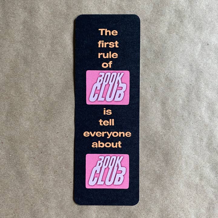 Bogklubbens første regel bogmærke for engroshandel hos AnneArchy