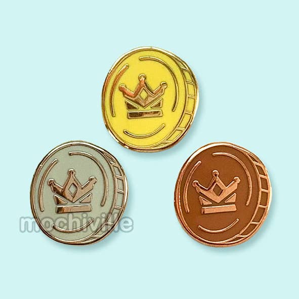 Mini pièces | Épinglette en émail pour la vente par Mochiville