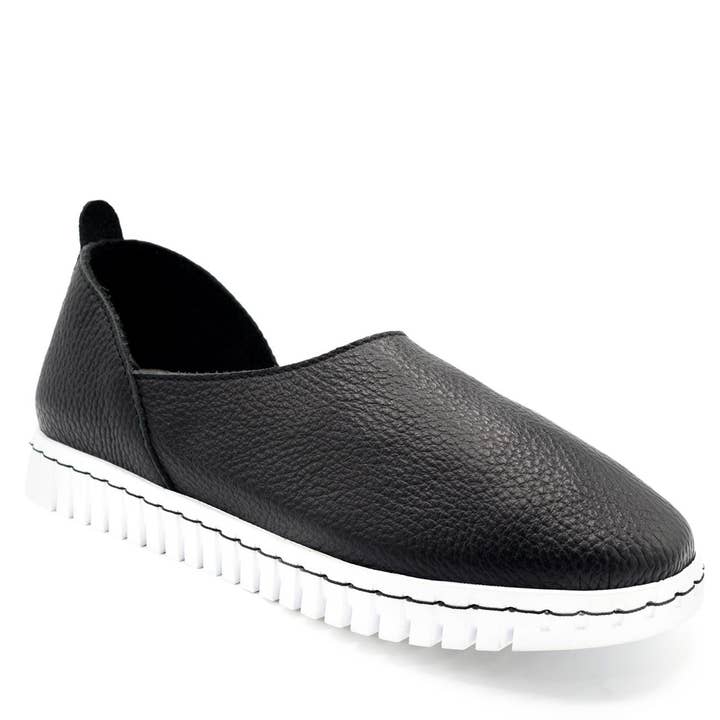 Suggies - Venta al por mayor Zapatillas deportivas sin cordones - Mujer - Cuero negro BENDY