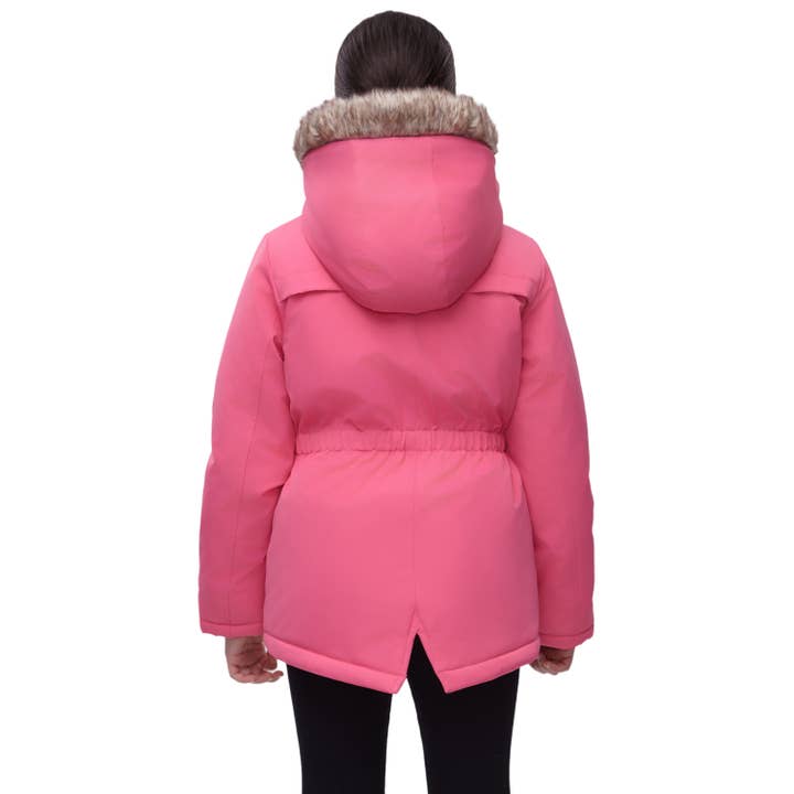 Rokka & Rolla - Wholesale Parka - Kids - Girls' Hooded Parka Jacket Fleece Lined Winter Coat24