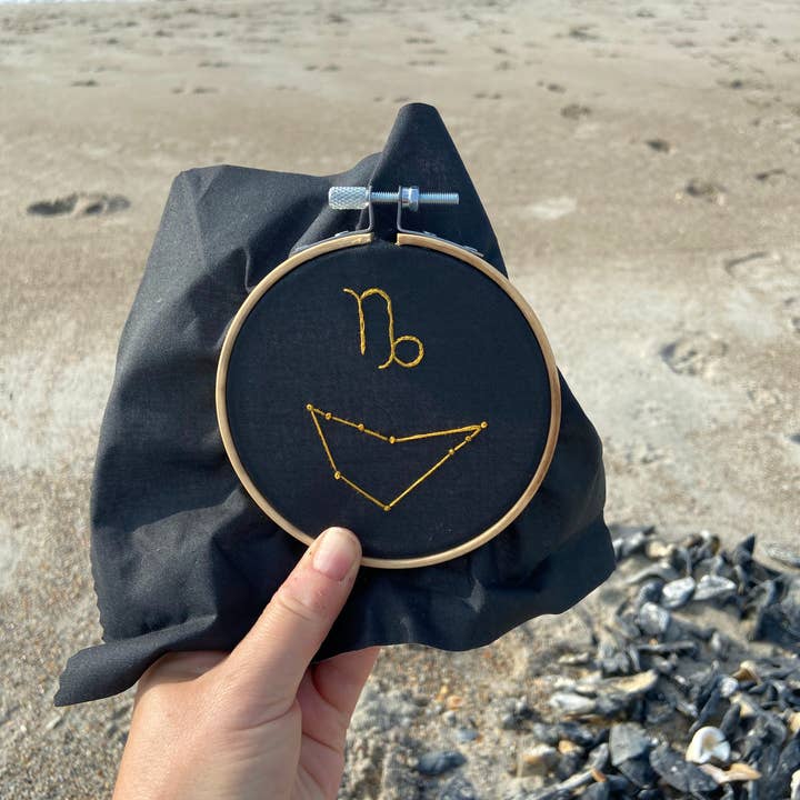 Open Coven - Wholesale Embroidery/Cross Stitch Supplies - Zodiac 4 Inch Embroidery Kit (Copy)4