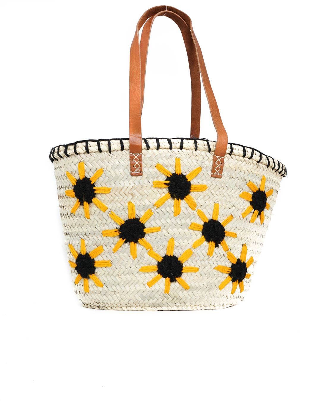 DarKech – Großhandel Strandtaschen – Handgewebte Strohtasche Sommer-Strandtasche mit Lederriemen6