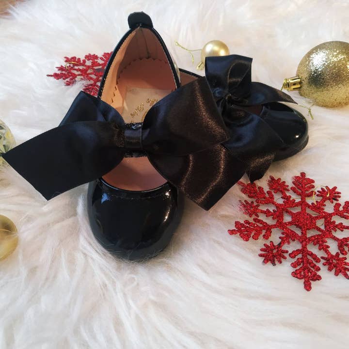 My Baby By Merry - Venta al por mayor Bailarinas/mocasines - Niños - Zapatos Mimi Black Matte