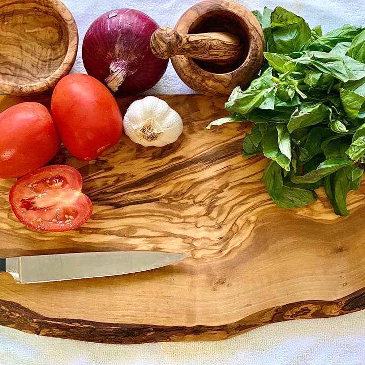 Rustic Olive Wood Cutting Board for wholesale by Natural OliveWood