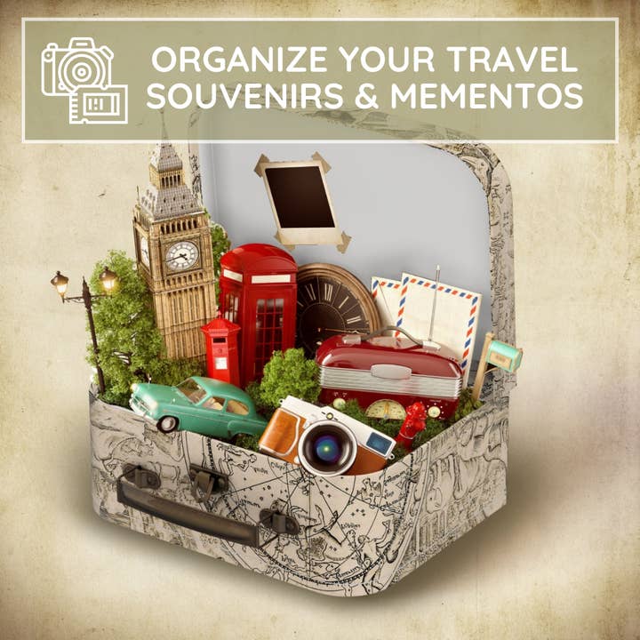 Soul & Lane - Wholesale Decorative Box - Set of 3 Cardboard Storage Suitcase Style Decorative Boxes4