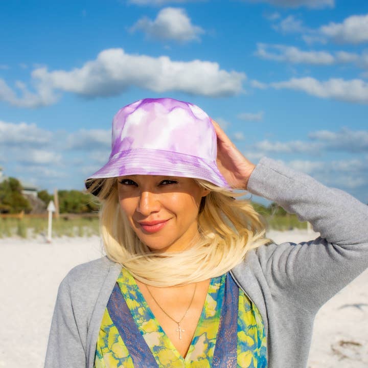Lelaffet - Wholesale Vissershoedje - Dames - TIE DYE BUCKET HAT dames Zomerhoed Zonnehoed dames katoen13