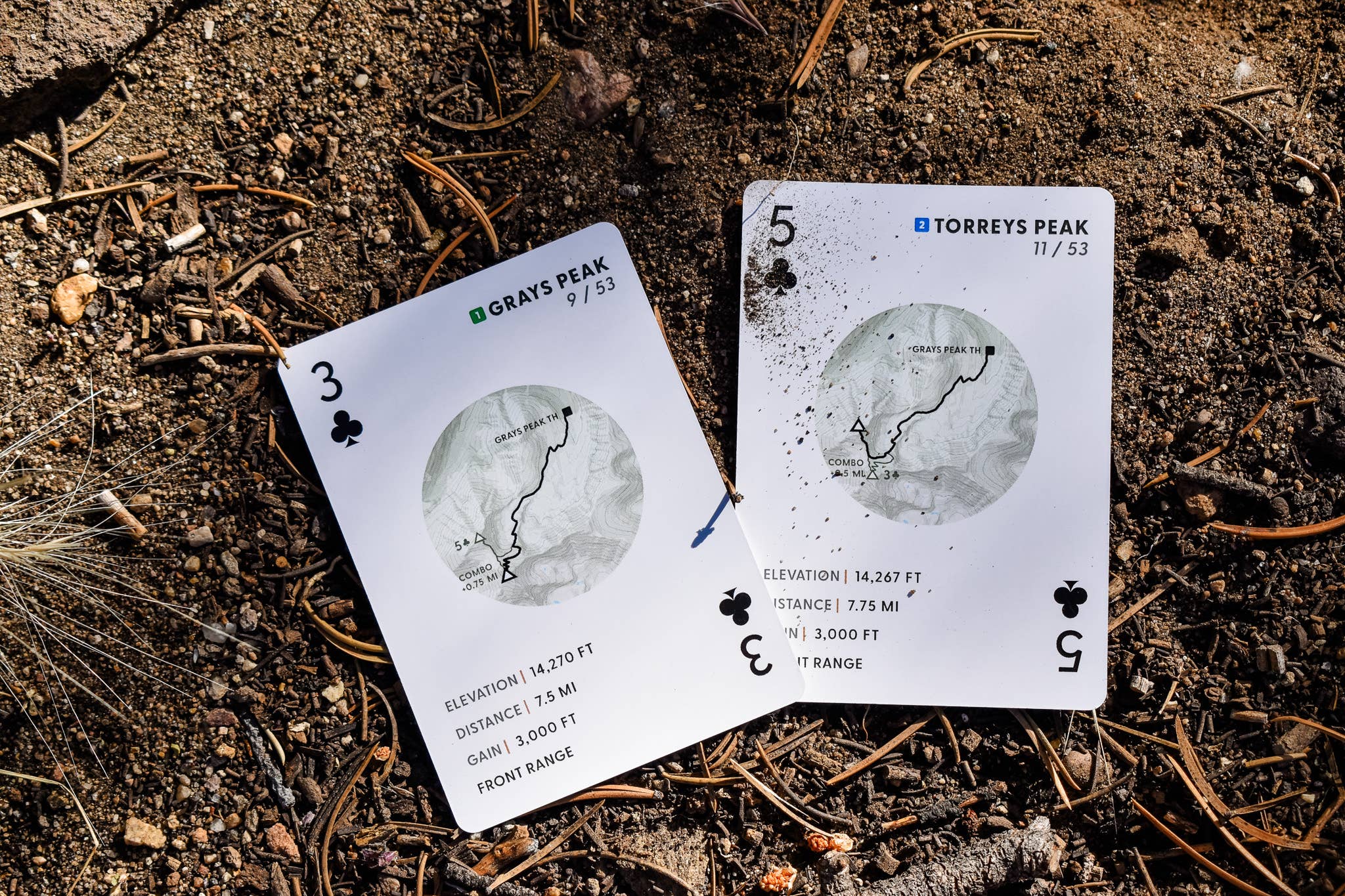 Pine + Ember – Cartas de jogar por atacado – Cartas de jogar Colorado 14ers5