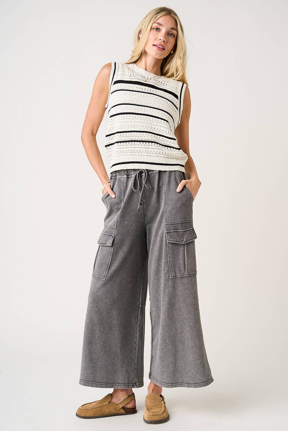 mittoshop – Calças - Mulher por atacado – CALÇAS DE PERNA LARGA DE CINTURA LARGA COM ELÁSTICO FRANCÊS FELPUDO19