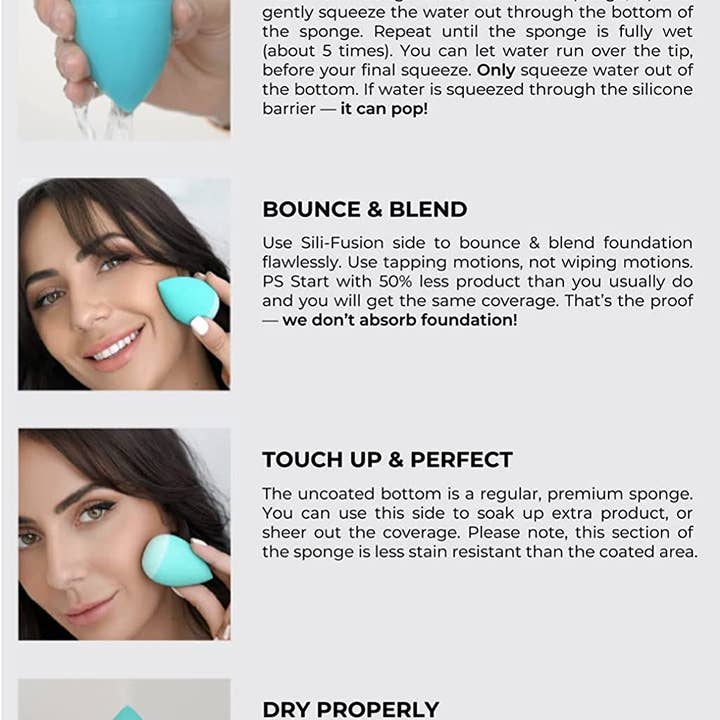 Super Sponge - Wholesale Makeup Sponge/Blender - SUPER SPONGE - Non Absorbent Beauty Make Up Sponge