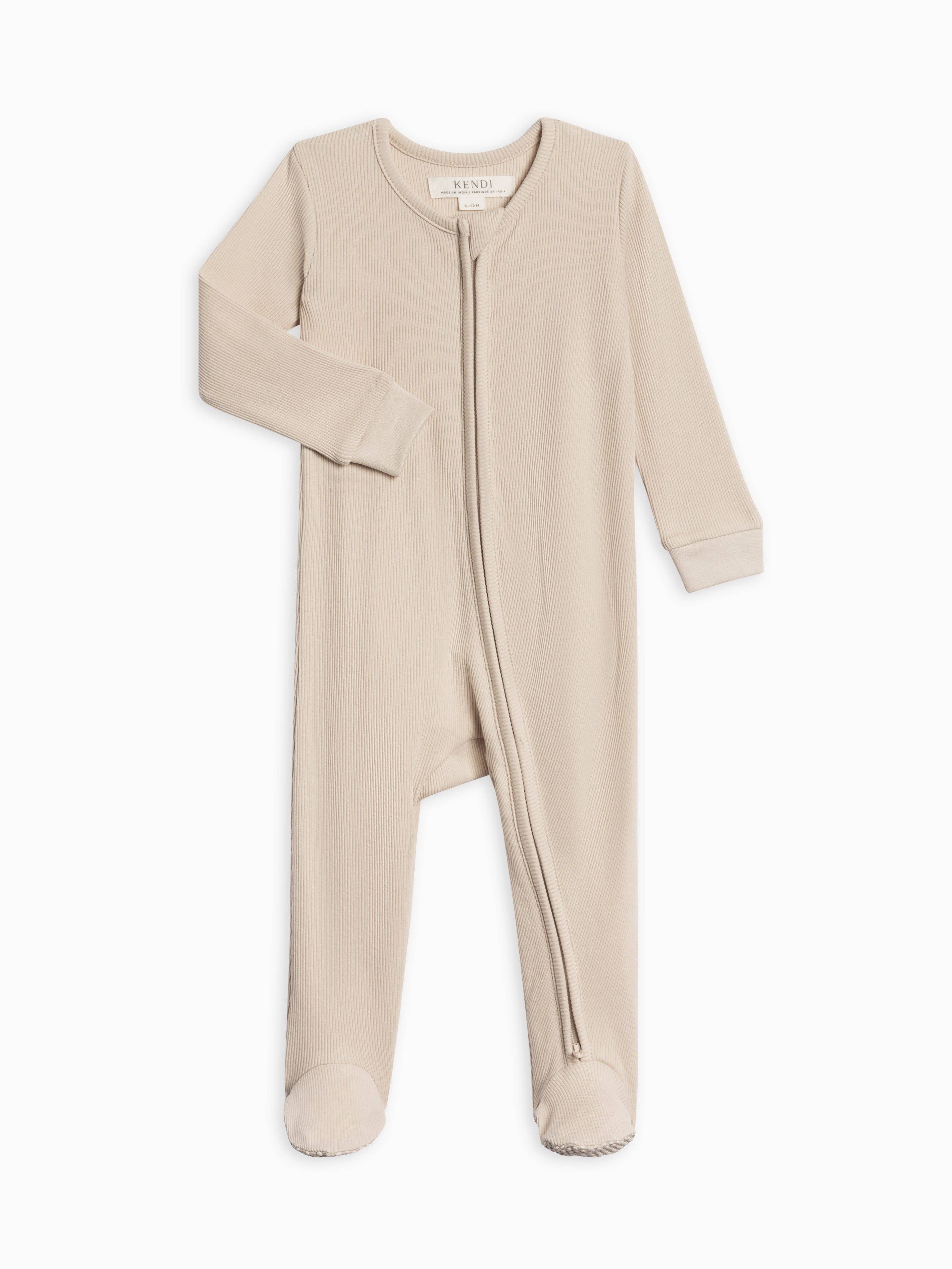 Colored Organics - Wholesale Sleepsuit - Baby - Kit Ribbed Zipper Sleeper0