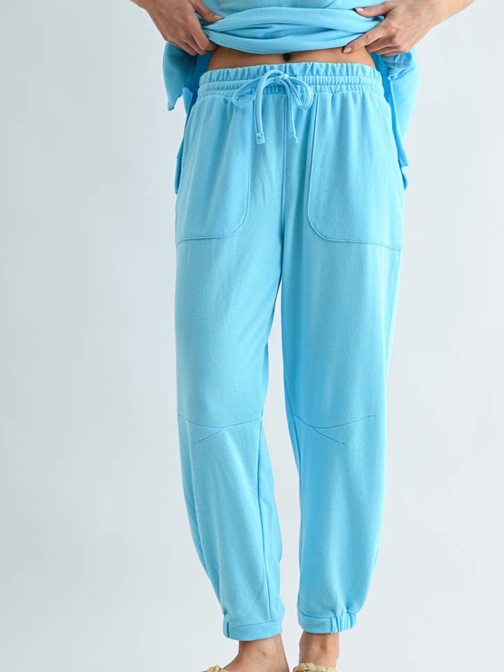 Offset French Terry Lounge Joggers for wholesale by Mono B