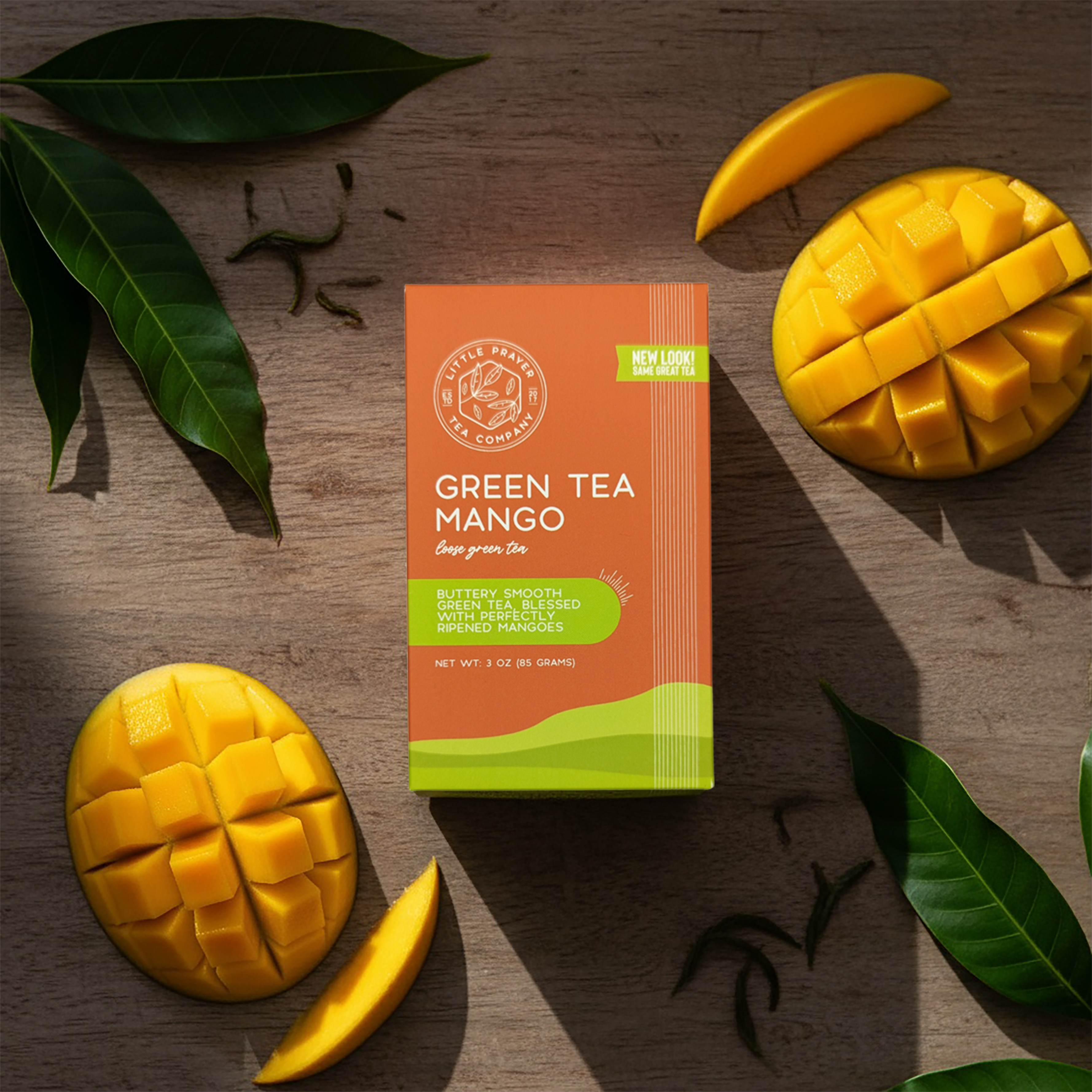 Little Prayer Tea Company - Wholesale Loose Tea - Green Tea Mango4