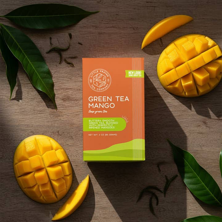 Little Prayer Tea Company - Wholesale Loose Tea - Green Tea Mango4
