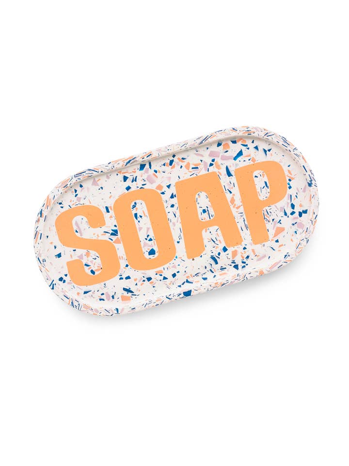 Portasapone terrazzo per la vendita all'ingrosso da parte di Rose Works LDN