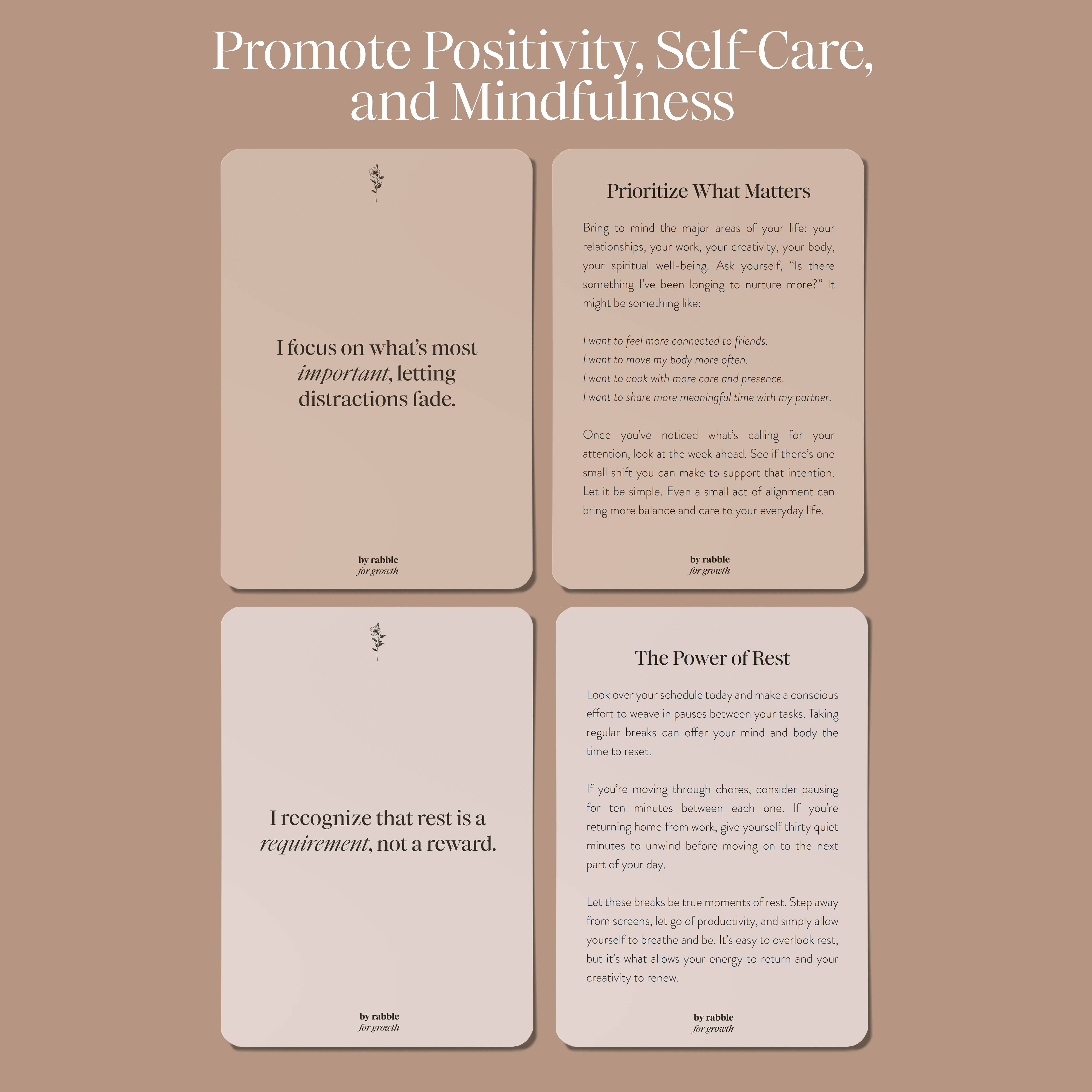 rabble - Wholesale Kaartspel - Zelfzorg & Affirmaties3