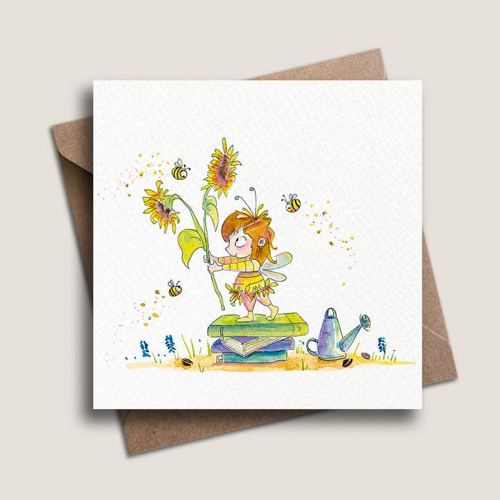 Jardín de hadas de girasoles para venta al por mayor de PrettyLittleScribbles
