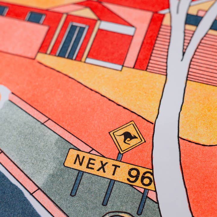 KIBLIND Atelier - Wholesale Poster - A3 poster — Marco Quadri — Nowhere in Australia