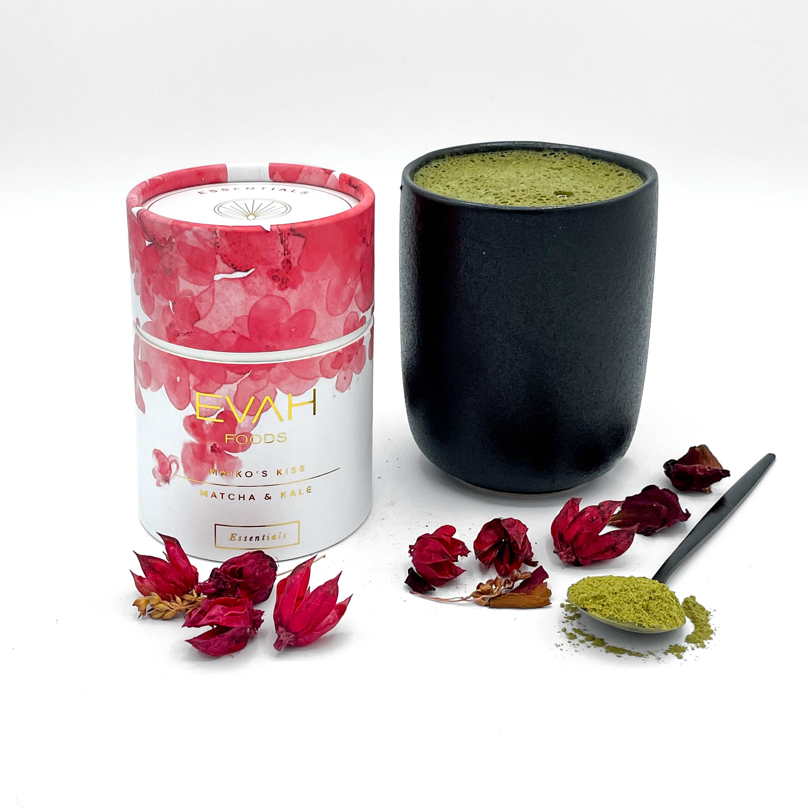 EVAH Foods - Wholesale Protein/Superfood Powder - ESSENTIAL | Matcha & Kale | Detox & Focus2