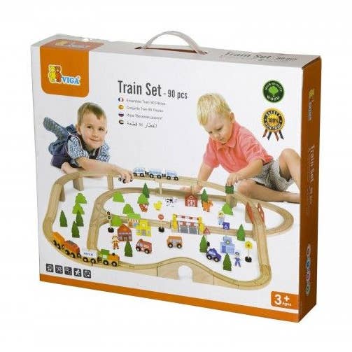 Viga 90pc tog sæt for engroshandel hos Trade Toys Limited