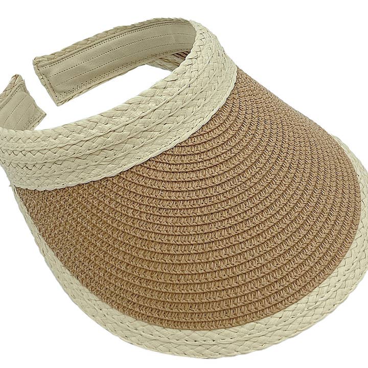 Do Everything In Love® - Wholesale Visor – Women's - Straw Sun Visor10