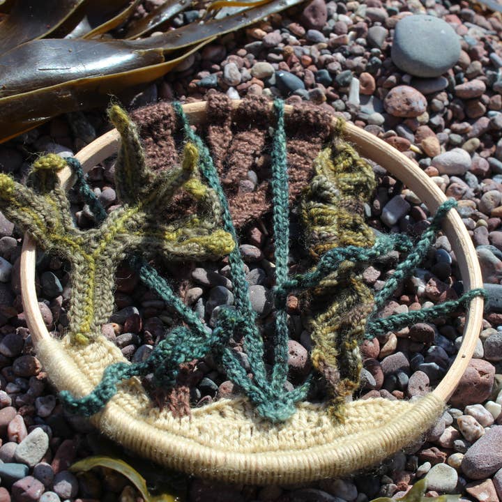 KIT - Seaweed Mandala Kit for wholesale by Pineapple Fibre Art
