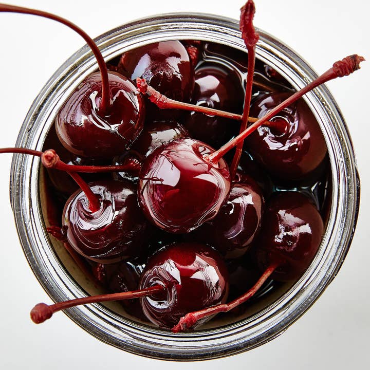 Jack Rudy Cocktail Co. - Wholesale Cocktail Mix/Syrup - Case of Bourbon Cherries - 13.5 oz