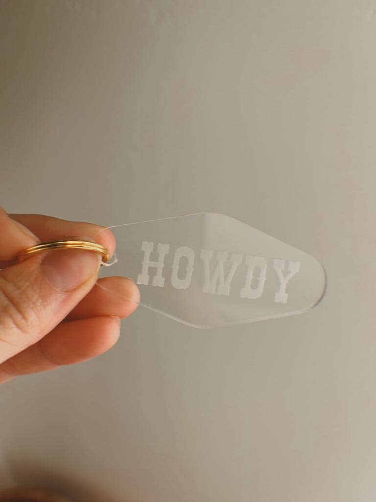 GoneWestDesigns - Wholesale Keychain - Women's - Howdy Keychain Western Keychain Minimalist Jewelry 3