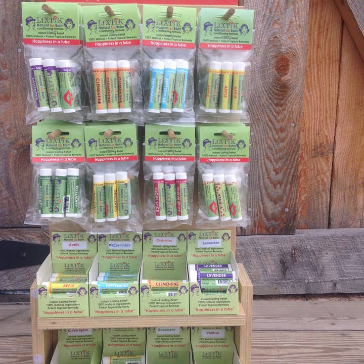 Ithaca Soap and Beeswax Lip Balm - Vendita all'ingrosso Burro di cacao - Balsamo per labbra alla cera d'api, confezione da 315