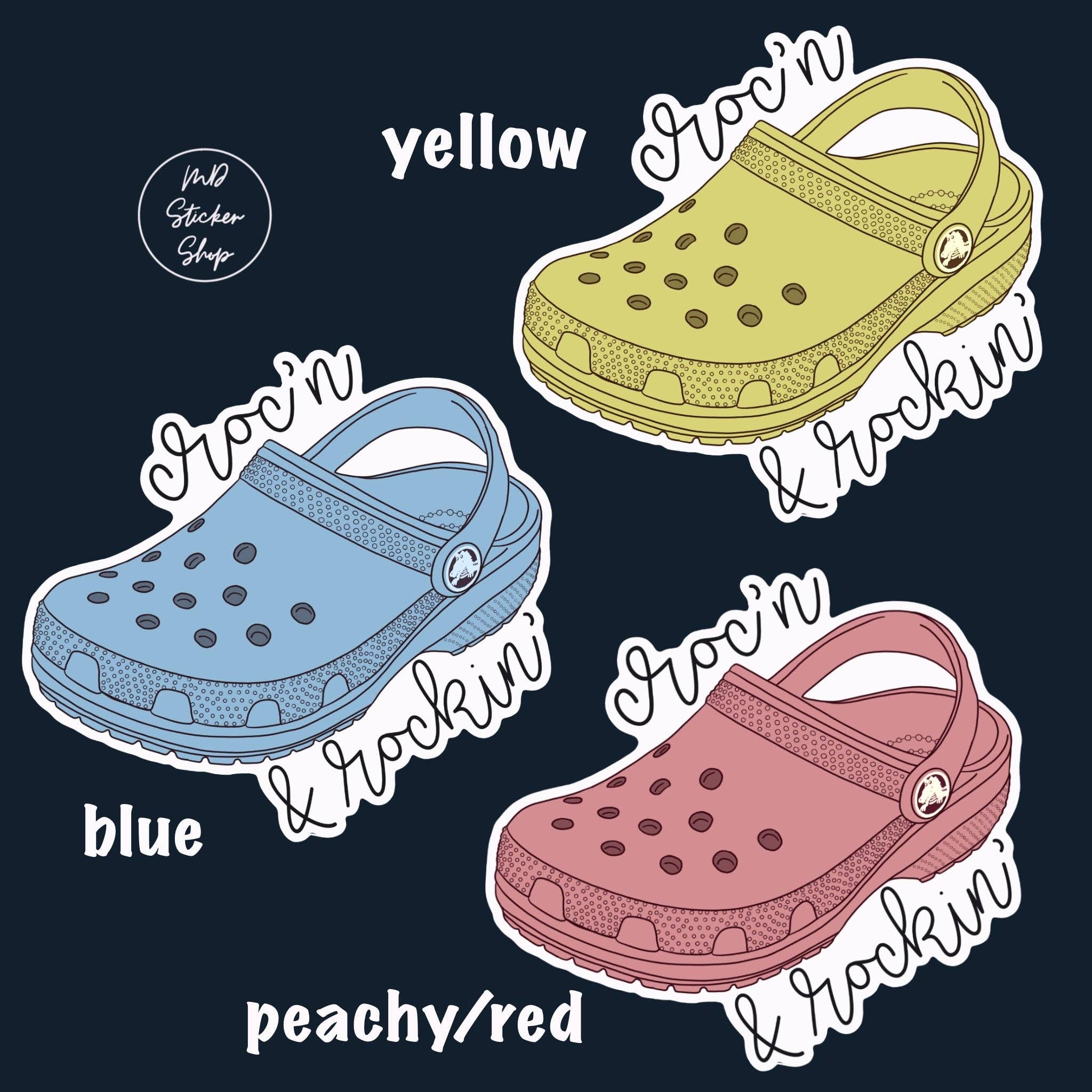 MDStickerShop – wholesale Klistermärke – Croc'n & Rockin' Crocs Vinyl klistermärke2