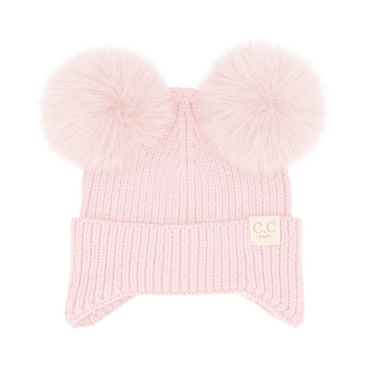 Truly Contagious - Wholesale Beanie - Kids - CC Toasty Warm Double Pom Baby Beanie BB-HTC00783