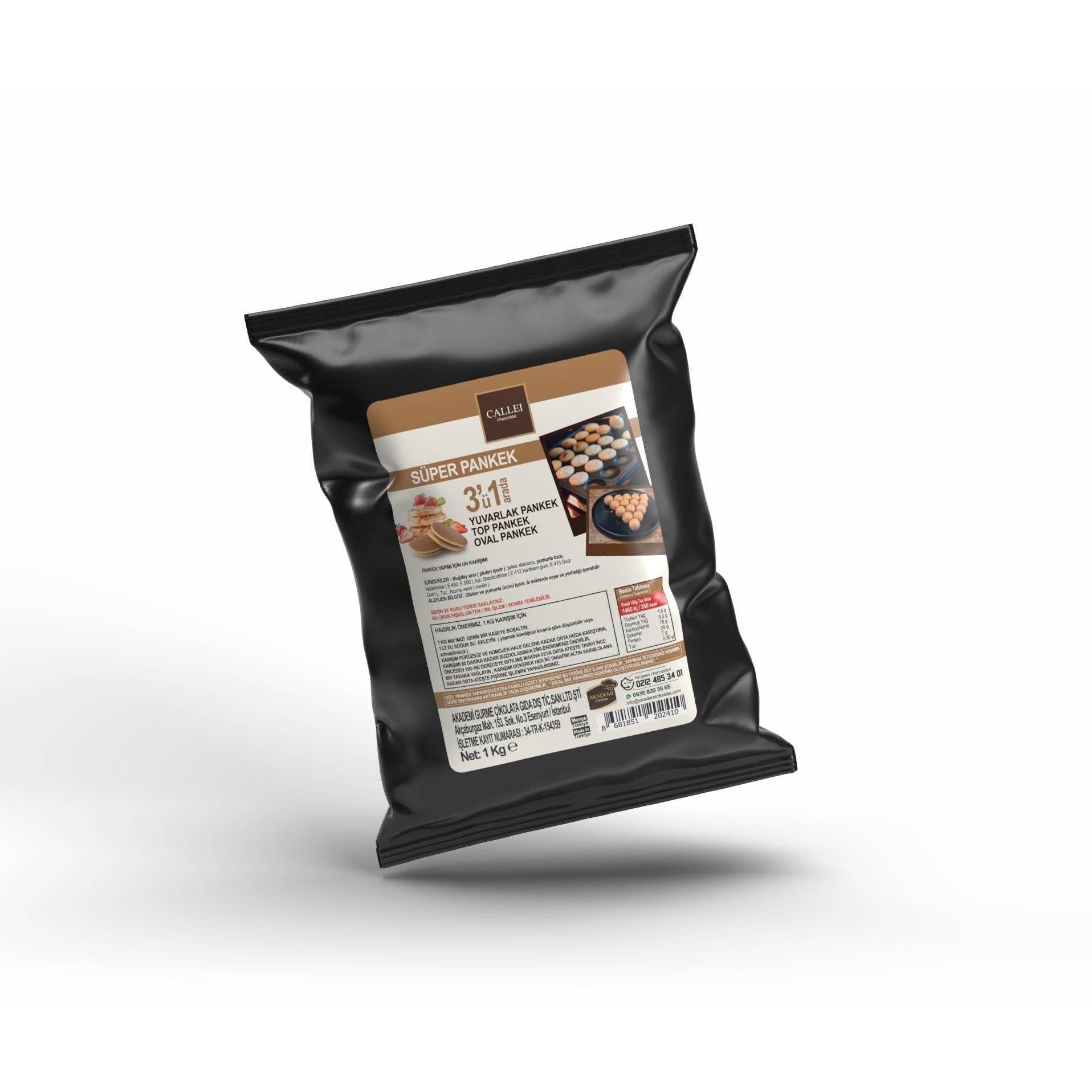 Aladdin - Wholesale Pancake Mix - Callei Professional 3-in-1 Versatile Pancake Mix (Classic, Dutch Mini & Danish Ball) - 1 kg