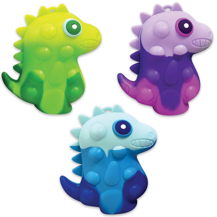 So Much Fun! Poppin' T-Rex Sensory Toy Assortment - 12/Pack for wholesale by Novelty Closeout