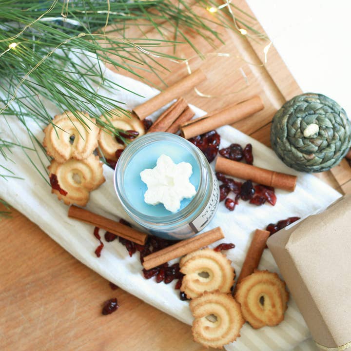 Southern Charm Candle co - Wholesale Jar/Filled Candle - FIRST SNOW SOY WAX HAND POURED CANDLE 12 OZ WINTER CHRISTMAS FRAGRANCE1