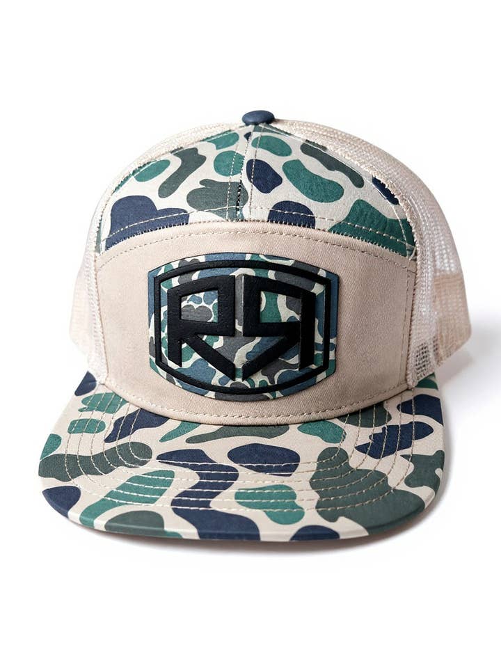 Lost Hat - Old's Cool - SA7AGE - Flatbill - Tan/Aqua for wholesale by River and Ray