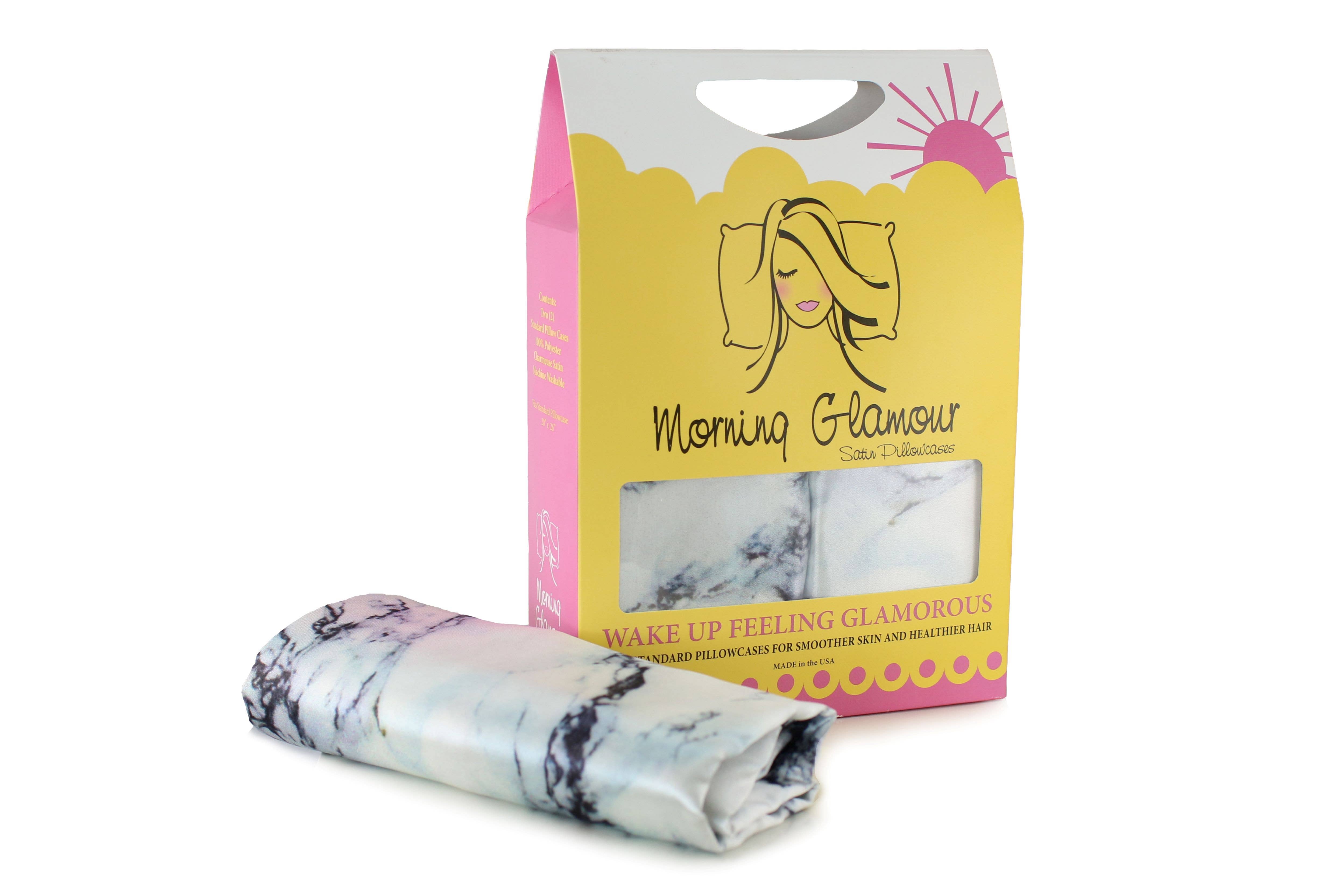 Morning Glamour – wholesale Bedding pillowcase/sham – Signature 2PK Satin Pillowcase- STANDARD/QUEEN23