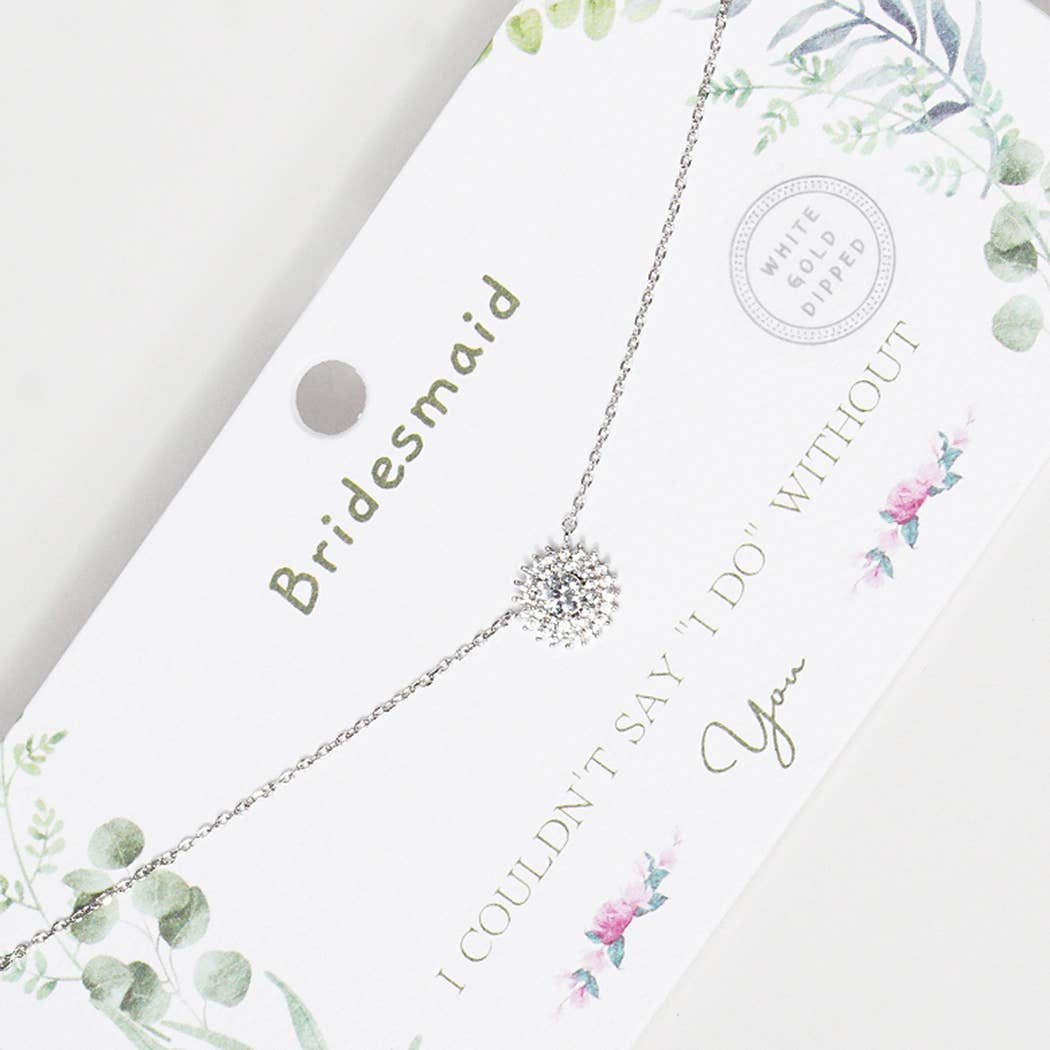 Fashion City - Wholesale Pendant/Charm Necklace - Gold-Dipped Bridesmaid Necklace1