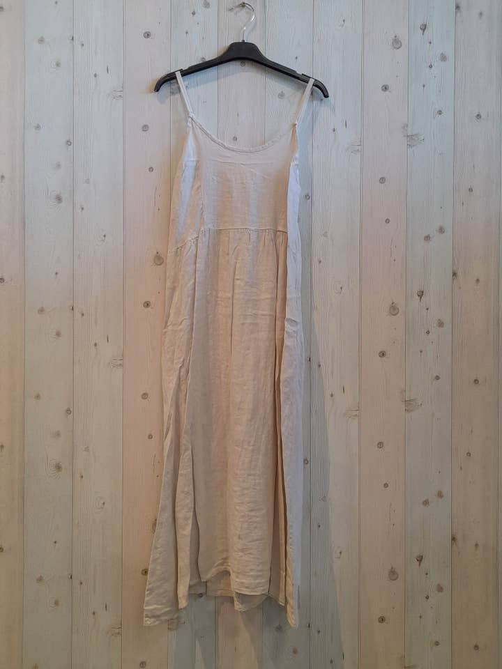 Linen & More - Wholesale Dress - Women's - REF 33195 100% LINEN STRAPPY DRESS
13