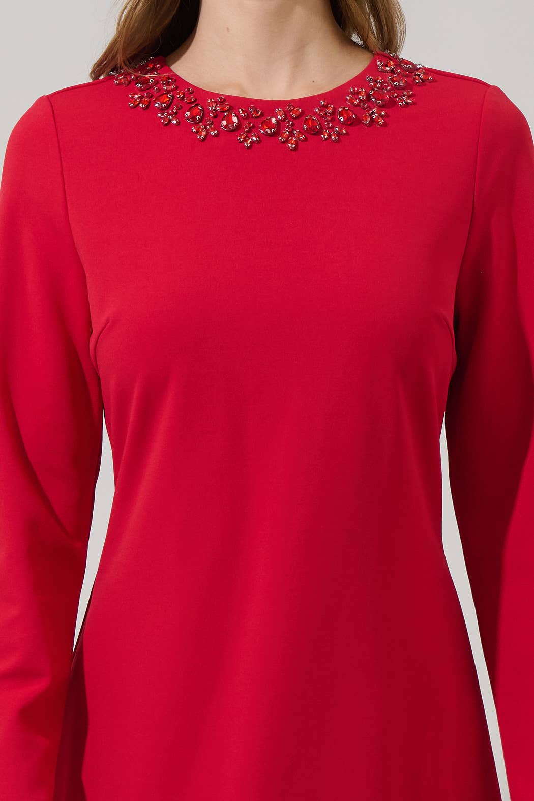 Rosso Abito Mini A-Line Concord in vendita all'ingrosso su Faire4