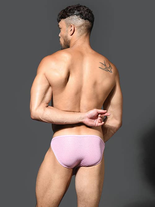 ROSE PINK Rose' Buckle Brief w/ ALMOST NAKED® for wholesale on Faire