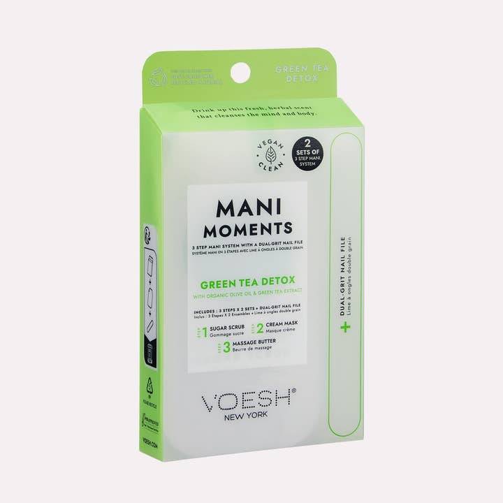 Mani Moments Duo - Green Tea Detox for wholesale by VOESH New York