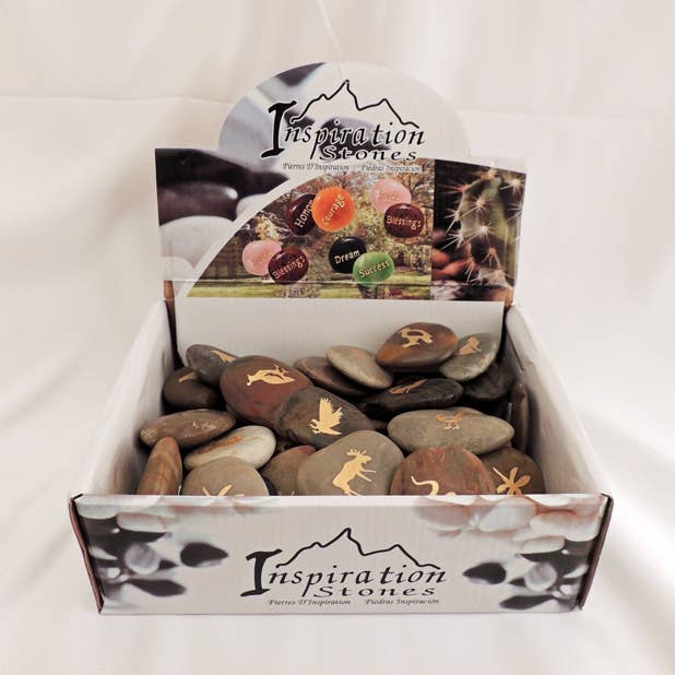 Totem, simboli animali, pietre per la vendita all'ingrosso da parte di Peaceful Village Inc.