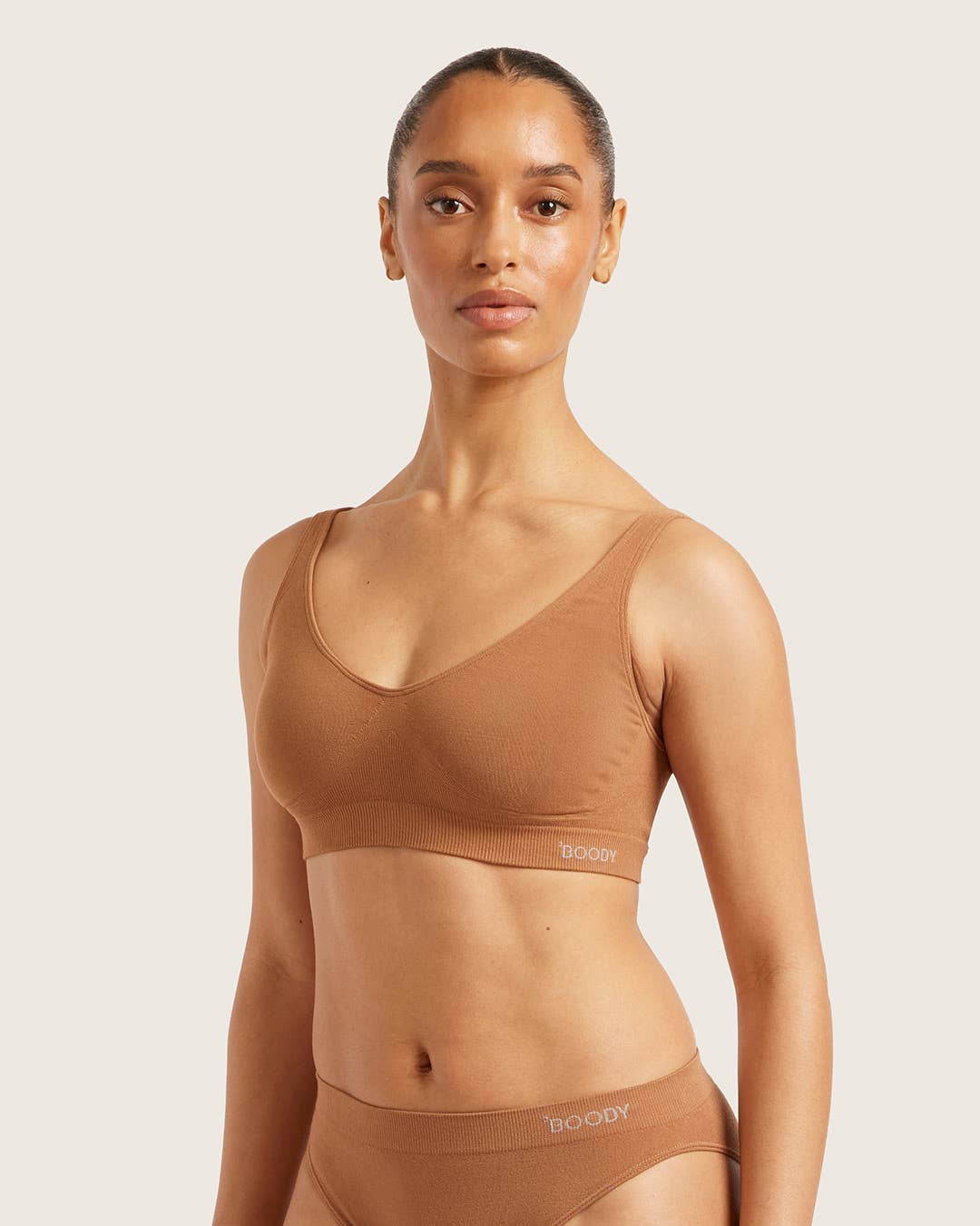 BOODY UK LTD – wholesale Bra – Women's – Seamfree Crop Bra - Black3