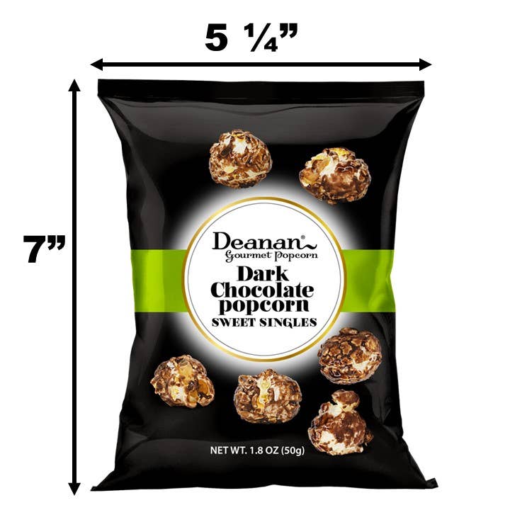 Deanan Gourmet Popcorn - Wholesale Popcorn - Mixed Case Sweet Singles - 100 Count  - 1.5 Cup Bags7