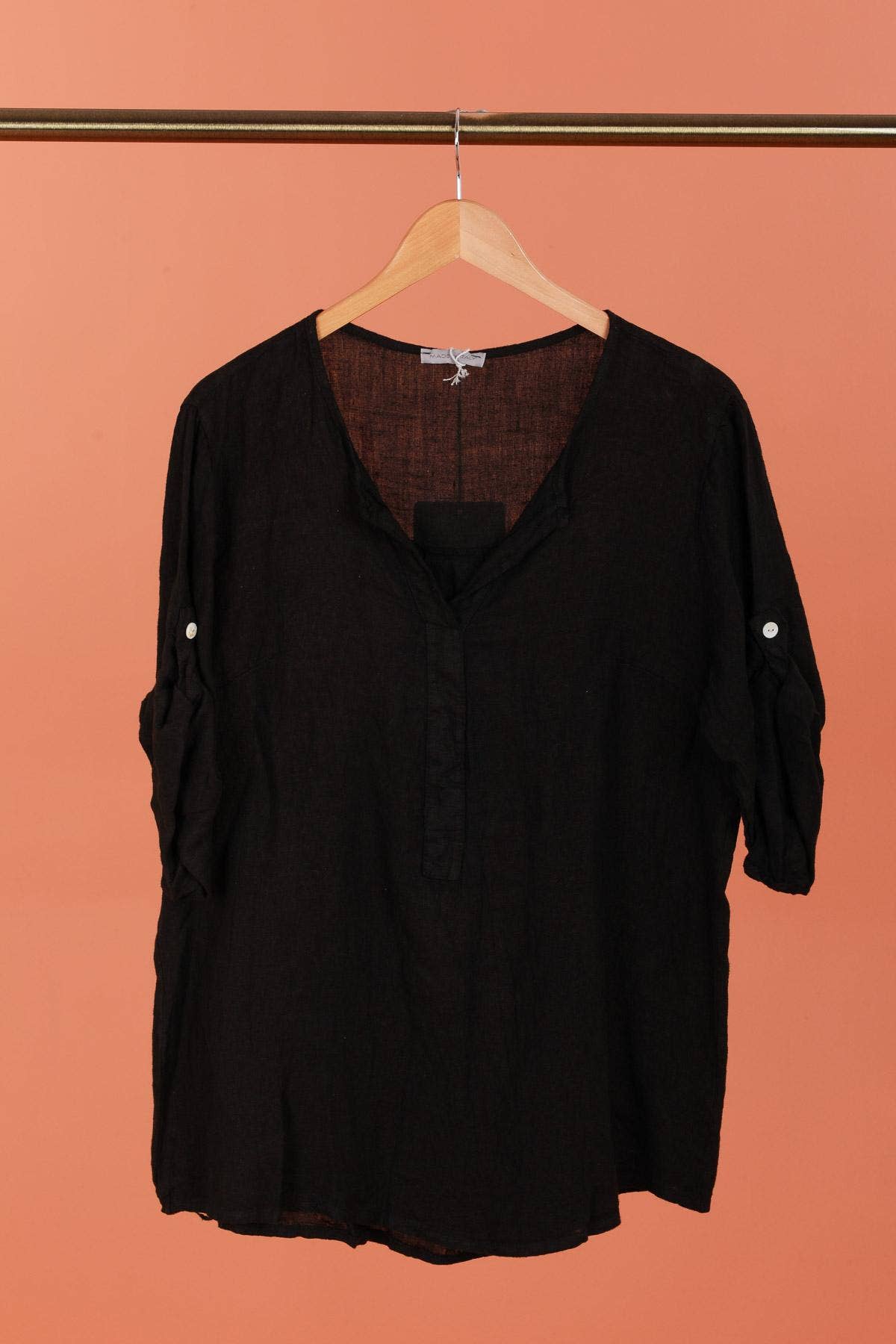 la maison des fibres naturelles - Wholesale Blouse - Women's - top 620411 100% linen made in Italy7