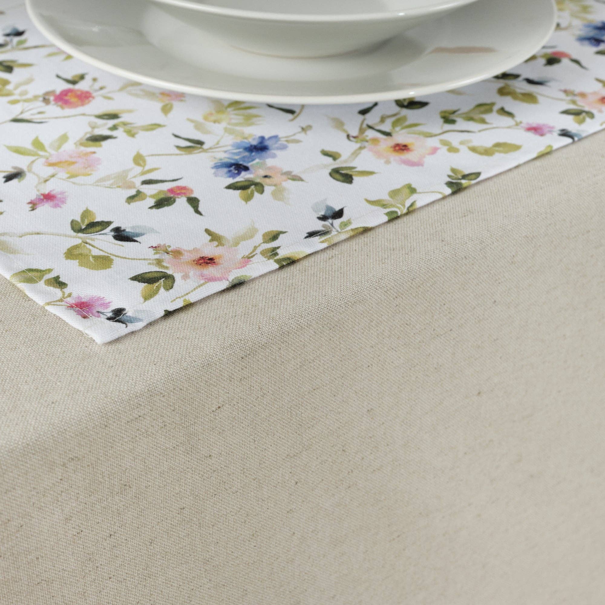 SG HOGAR - Wholesale Tablecloth - Plain linen tablecloth 100% natural fabric feel1